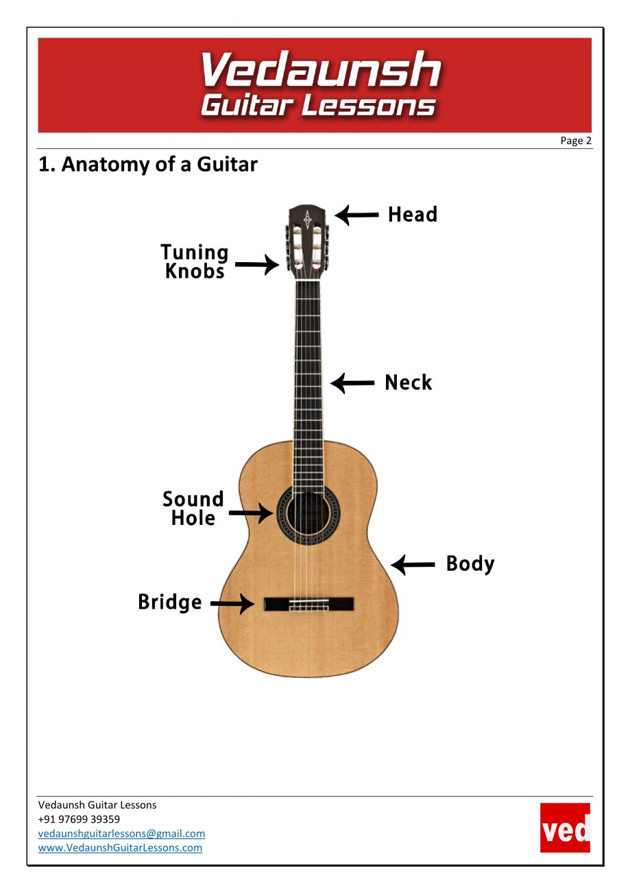 Vedaunsh Guitar Lessons - Chapter 1 - Page 2